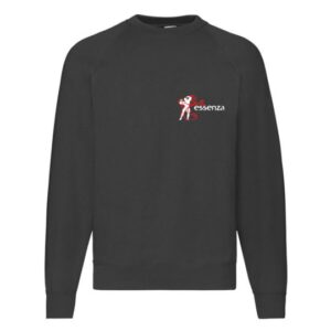 Felpa Raglan Nera